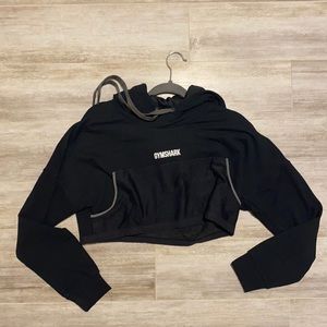 Gymshark MOVEMENT MESH CROPPED HOODIE size M